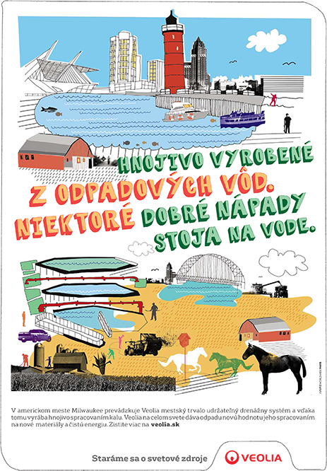Hnojivo vyrobené z odpadových vôd. Niektoré dobré nápady stoja na vode.